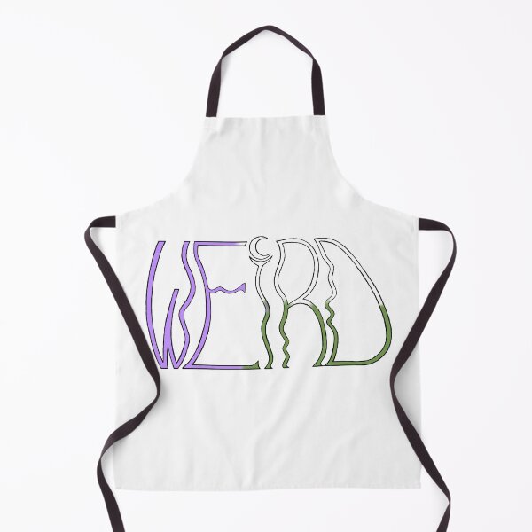 Item preview, Genderqueer "Weird" in thin wobbly letters designed and sold by WeirdArtsyLou.