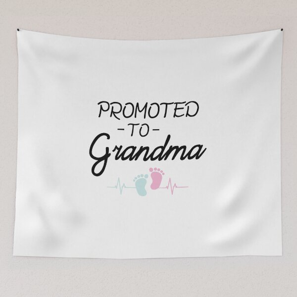 Item preview, Promoted to Grandma New Grandma Future Grandma First Time Grandma Funny Grandmother Baby Announcement Gift Idea designed and sold by clothesy7.