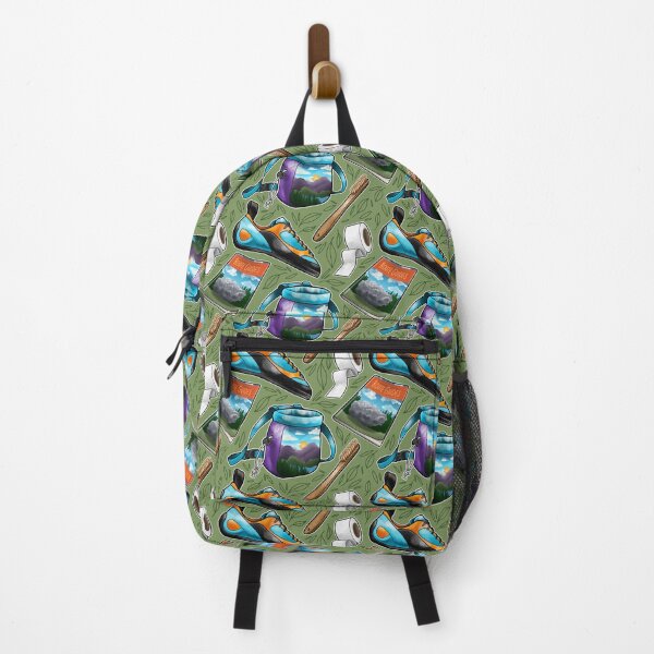 Item preview, Green Bouldering Illustrations Pattern designed and sold by Pure Dead Brilliant Store.