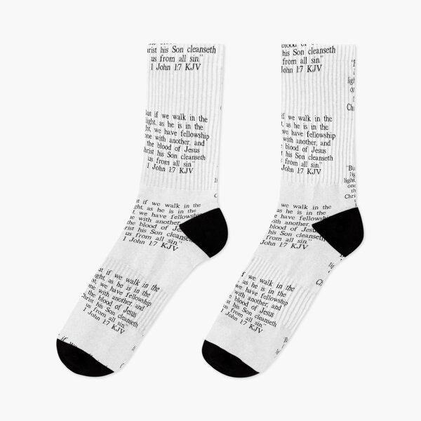 Item preview, 1 John 1:7 KJV designed and sold by IBMClothing.