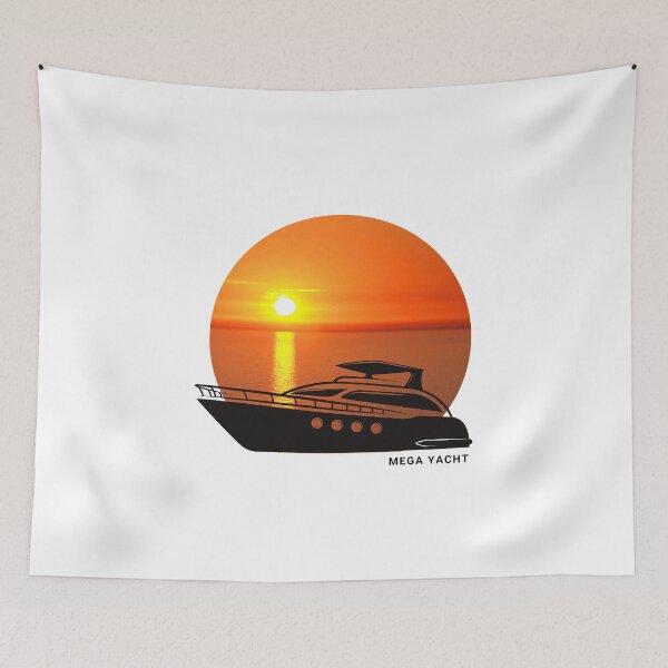 Item preview, Impresión de mega yate designed and sold by ShopSpot.