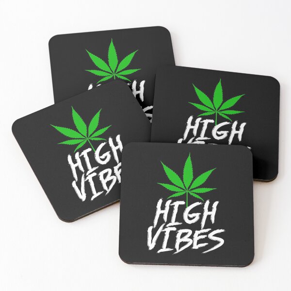 Item preview, High Vibes Weed Leaf designed and sold by ReignGFX.