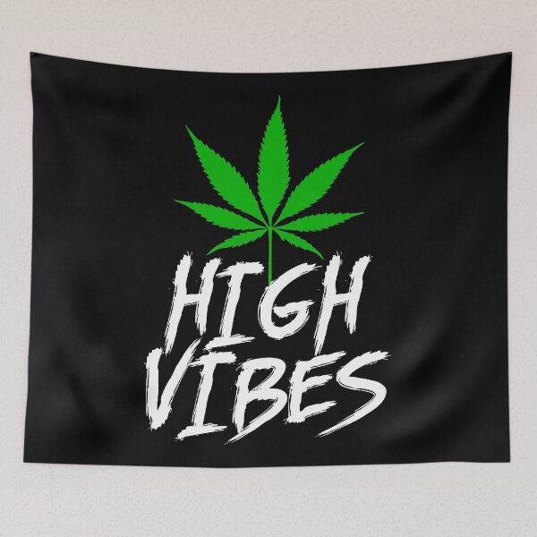 Item preview, High Vibes Weed Leaf designed and sold by ReignGFX.