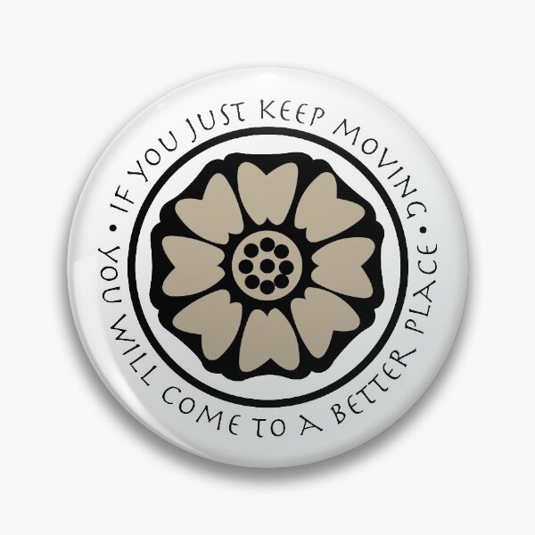 White Lotus Tile - Avatar Pin