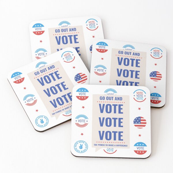 Item preview, Go Out And Vote designed and sold by Skaters.