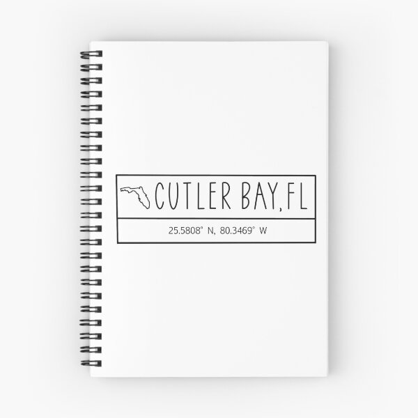Item preview, Cutler Bay Florida Coordinates designed and sold by Emily Designs.