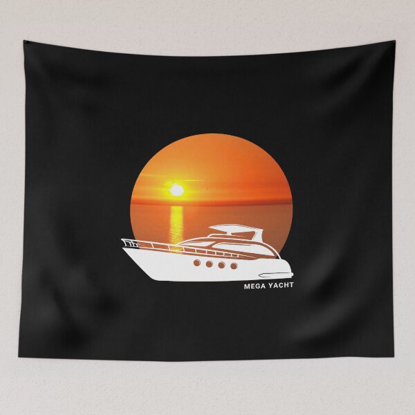 Item preview, Impresión de mega yate designed and sold by ShopSpot.