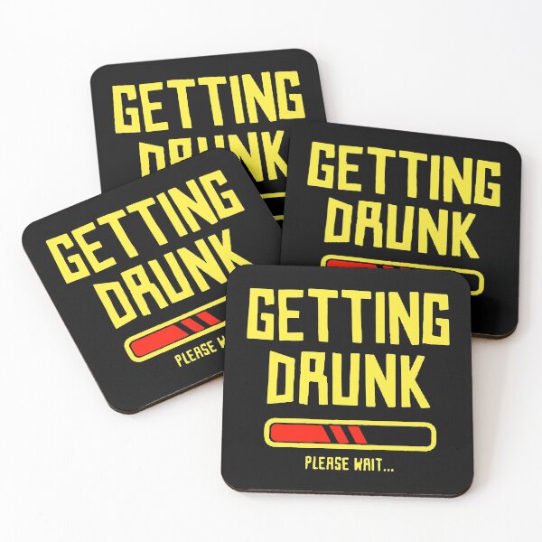 Item preview, Getting drunk please wait designed and sold by designdroplet.