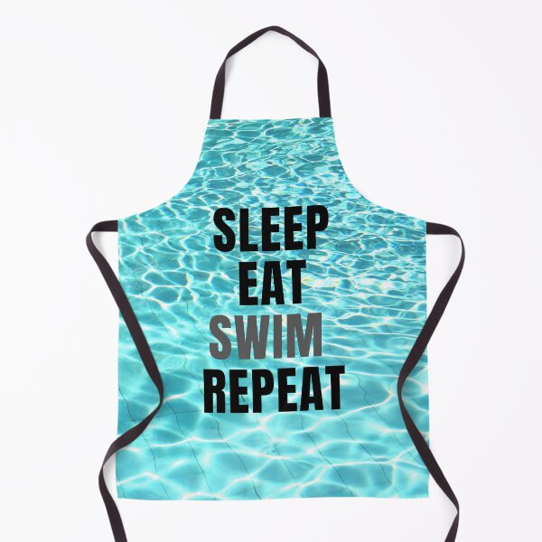 Item preview, Sleep, Eat, Swim, Repeat - Crystal Clear Blue Pool Water designed and sold by JellyBeenzz.