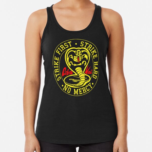 Cobra Kai Vintage Tri-Blend Shirt ,Cobra Kai Karate Kid Inspired Kids Racerback Tank Top