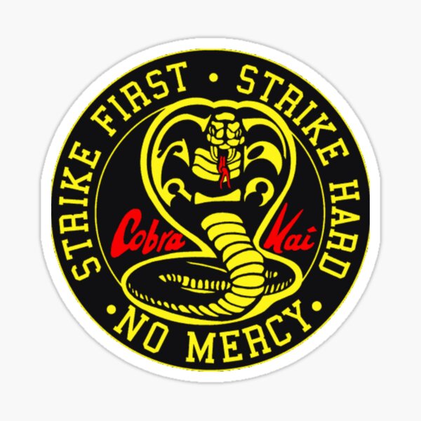 Cobra Kai Vintage Tri-Blend Shirt, Cobra Kai Karate Kid Inspiré Enfants Sticker