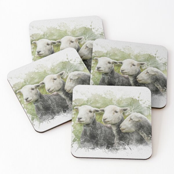 Item preview, Three Herdys Watercolour Photograph designed and sold by Jane Stanley Photography.