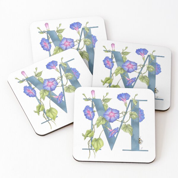Item preview, M is for Morning Glory designed and sold by Theodora Gould.