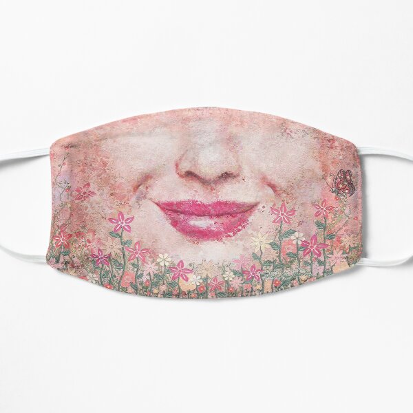 “Grow” (garden, earth) painting - “Smile” Fine Art series Mask