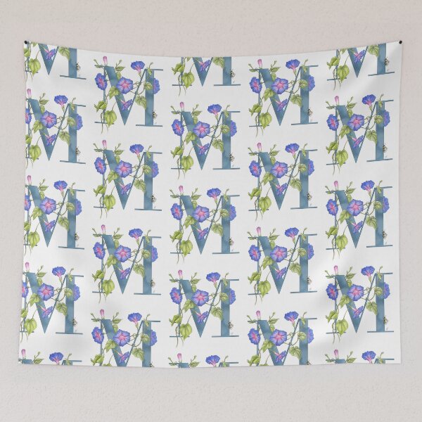 Item preview, M is for Morning Glory designed and sold by Theodora Gould.