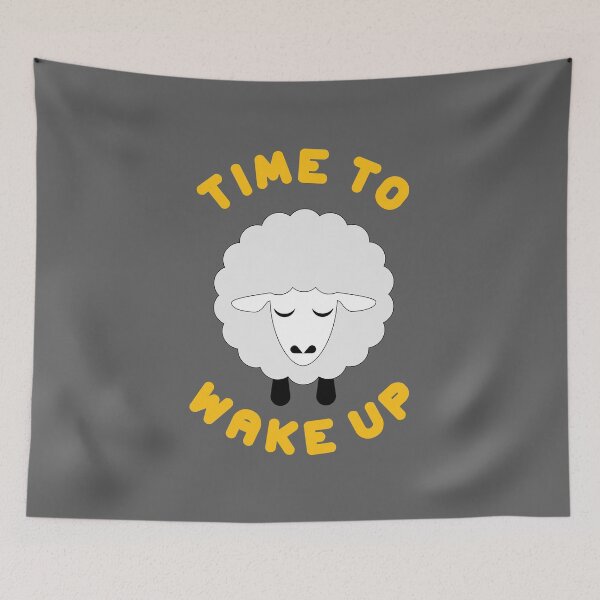 Item preview, Time to Wake Up - Sheep designed and sold by TrutherIndex.