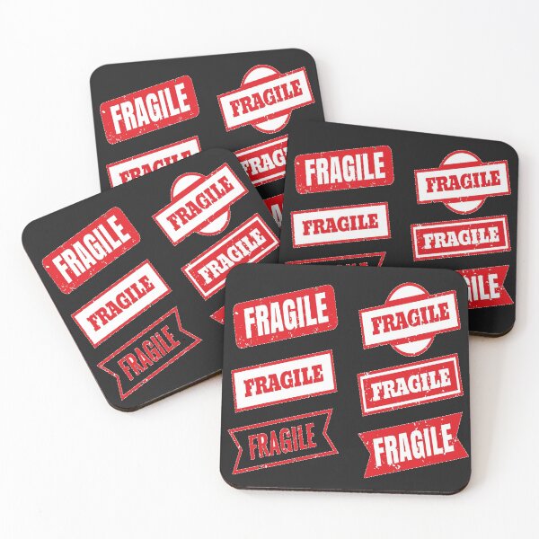 Item preview, Distressed Retro Vintage Fragile  Icons/ Sticker Pack- Bundle/ Collection designed and sold by EvaWolf.