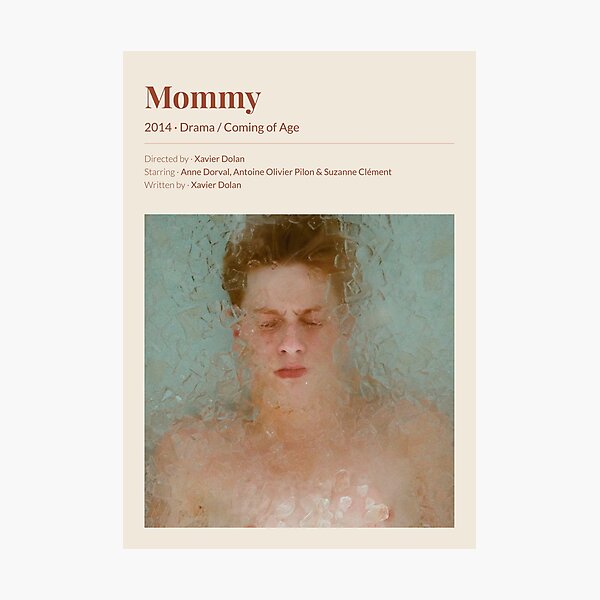 Mommy (2014) Xavier Dolan Movie Photographic Print