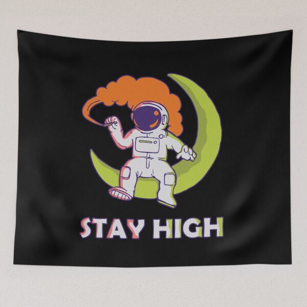 Item preview, Weed Smoking Astronaut designed and sold by braaax.