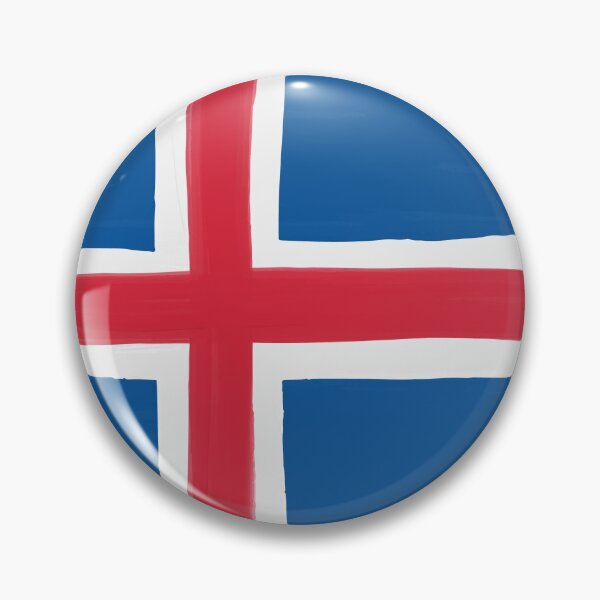 Item preview, Painted Icelandic flag designed and sold by EngineerGoC.