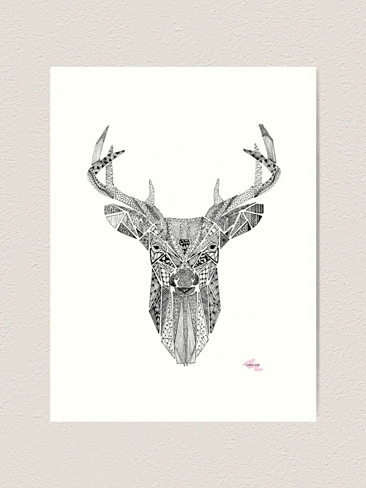 Alternate view of Mr Stag Art Print