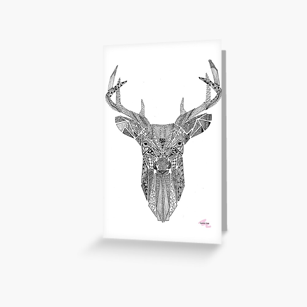 Mr Stag Greeting Card