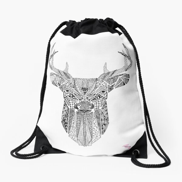 Mr Stag Drawstring Bag