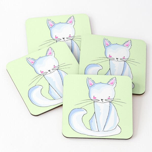 Item preview, Sitting white cat designed and sold by arinchen.