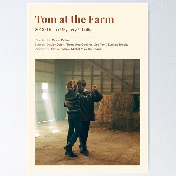 Vista previa del artículo con la obra «Tom en la granja / Tom à la Ferme (2013) Película de Xavier Dolan», diseñado y vendido por TamDigitalPrint.