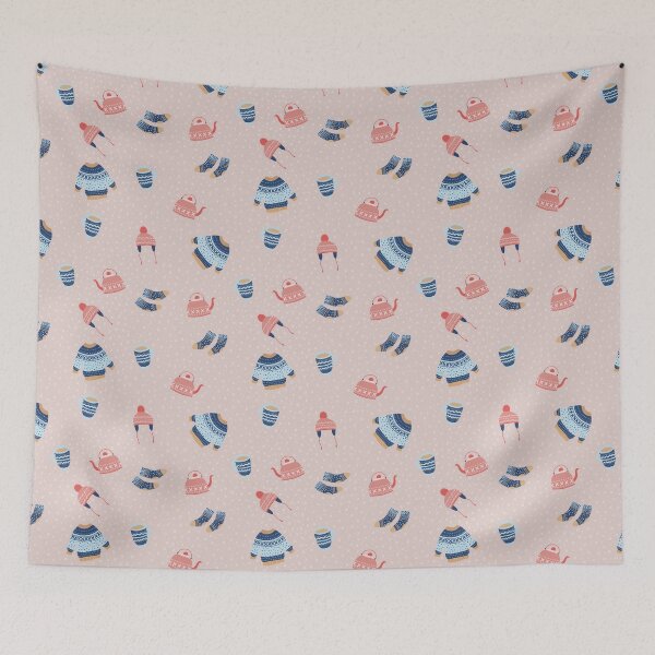 Item preview, Hygge Scandinavian winter pattern designed and sold by JokeGysen.