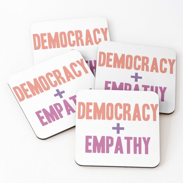 Item preview, Democracy + Empathy designed and sold by JezWeCan.