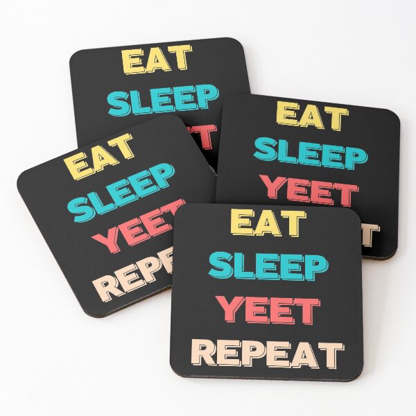 Item preview, Funny Eat Sleep Yeet Repeat designed and sold by Teeinno.