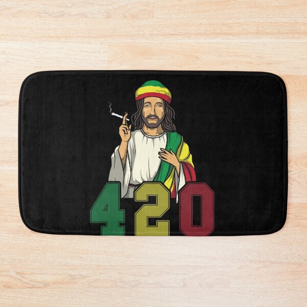 Item preview, Weed Smoking Jesus designed and sold by braaax.