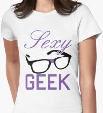 Sexy Geek Women's Fitted T-Shirt