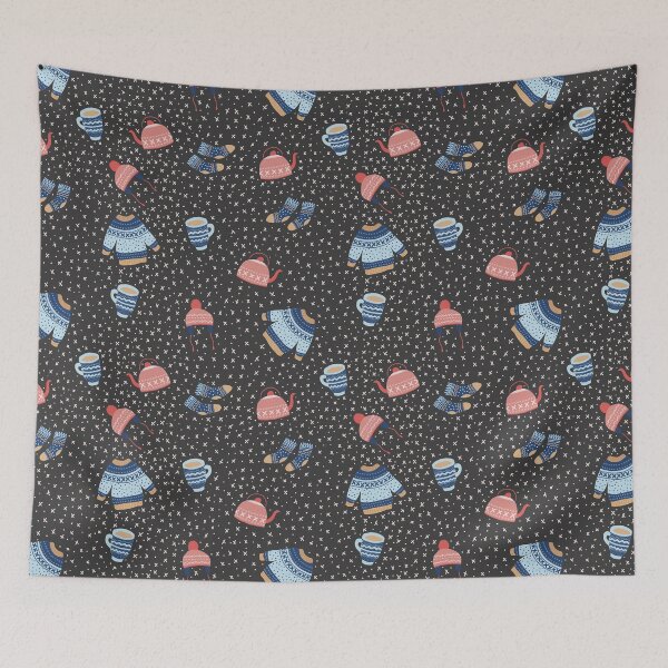Item preview, Hygge Scandinavian winter nights pattern designed and sold by JokeGysen.