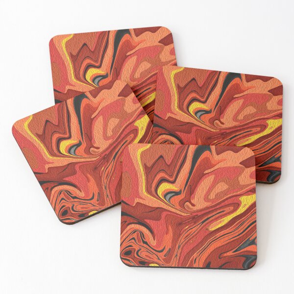 Item preview, Abstract volcanic landscape designed and sold by Yakdane.