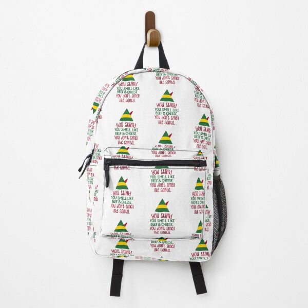 Item preview, You Stink! You Smell Like Beef & Cheese Buddy the Elf Sticker | Holiday Elf Art designed and sold by SLAG-Creative.