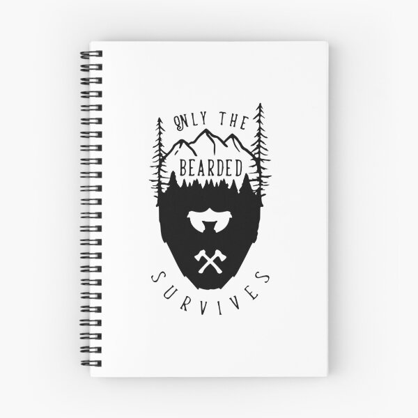 Item preview, Only the bearded survives| SLOGAN designed and sold by designdroplet.