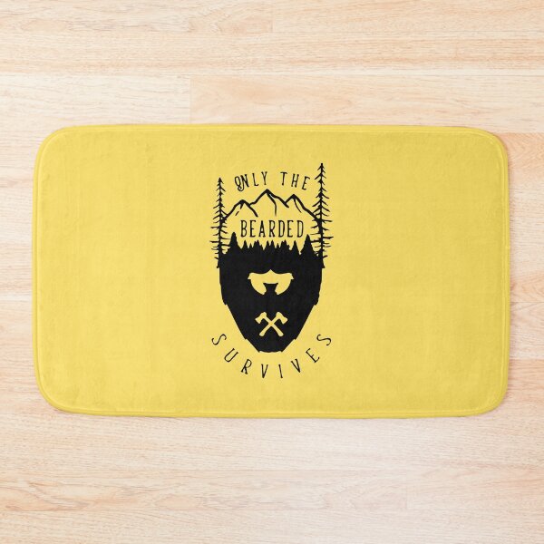 Item preview, Only the bearded survives| SLOGAN designed and sold by designdroplet.