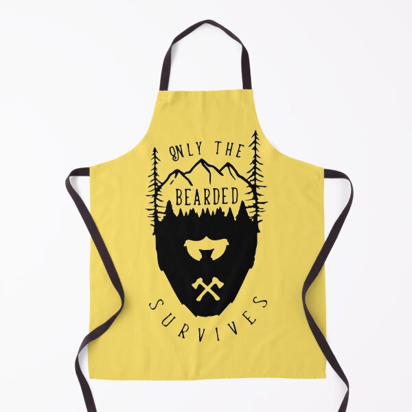 Item preview, Only the bearded survives| SLOGAN designed and sold by designdroplet.