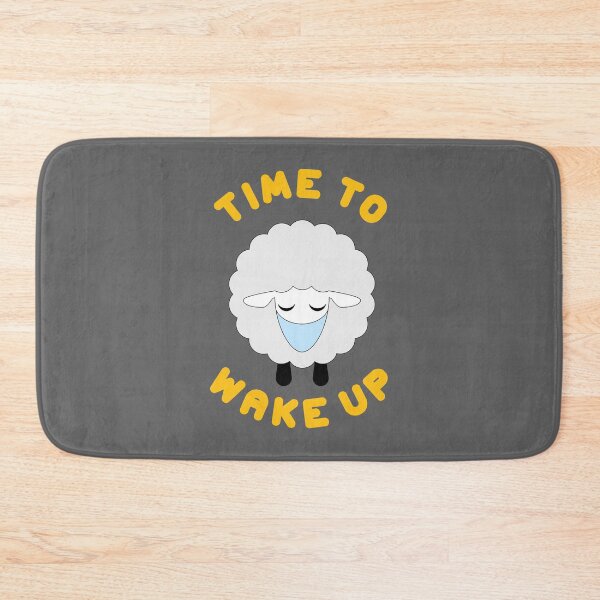 Item preview, Time to Wake Up - Sheep with Face Mask designed and sold by TrutherIndex.