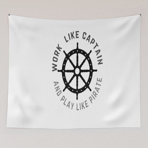 Item preview,  Work like captain  and play like Pirates #2 designed and sold by AYACHI90.