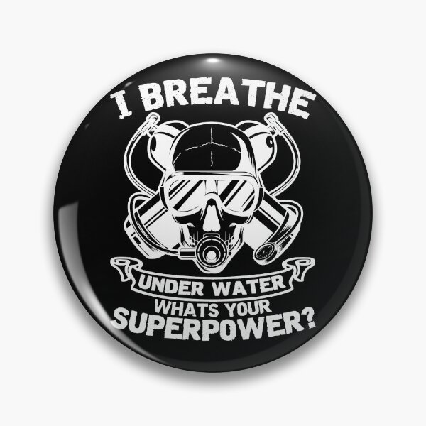 Item preview, I Breathe Under Water Scuba Diver designed and sold by braaax.