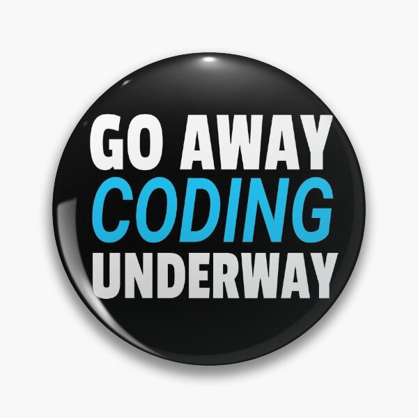 Item preview, Go Away Coding Underway Blue designed and sold by jacks-tees.