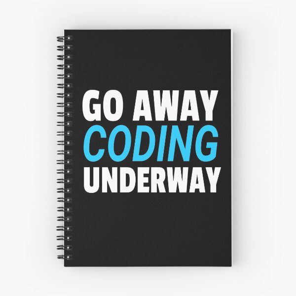 Item preview, Go Away Coding Underway Blue designed and sold by jacks-tees.