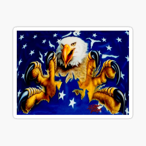 American Eagle & Stars Sticker