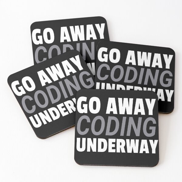 Item preview, Go Away Coding Underway Gray designed and sold by jacks-tees.