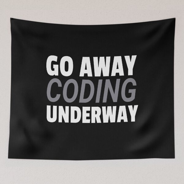 Item preview, Go Away Coding Underway Gray designed and sold by jacks-tees.