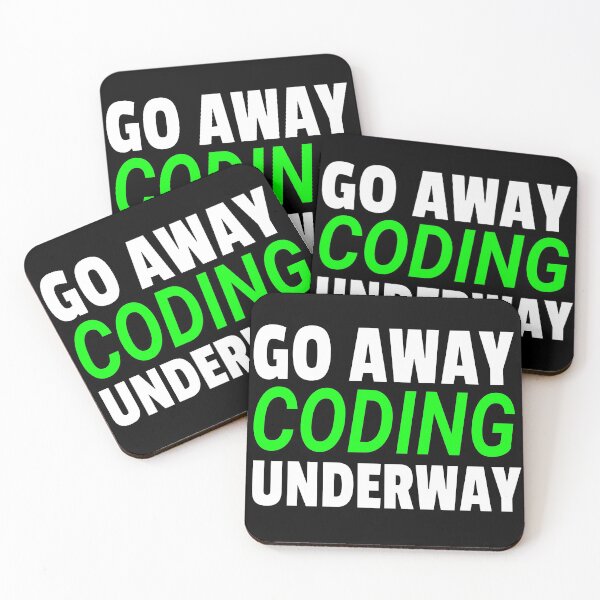 Item preview, Go Away Coding Underway Green designed and sold by jacks-tees.