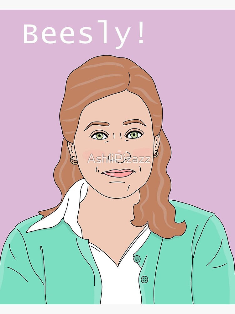 Pam Beesly From The Office US Premium Matte Vertical Poster